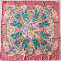Superbe foulard HERMES-Paris "Europe" 1993, + box original
