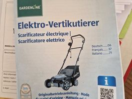 Vertikultierwalze und Lüfterwalze  Gardenline