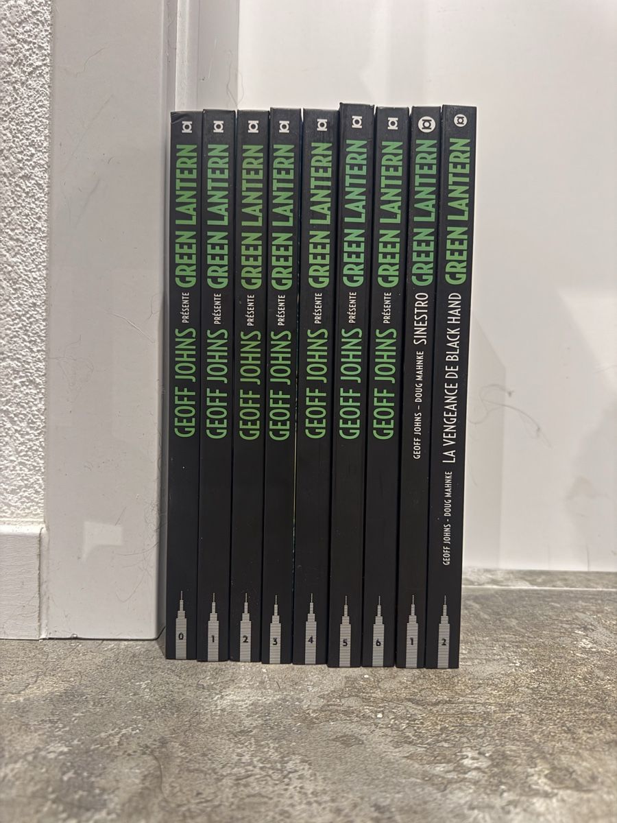 Fumetti: Lot 9 tomes Green Lantern Geoff Johns – Usato da Boudevilliers venduto da Loki007117
