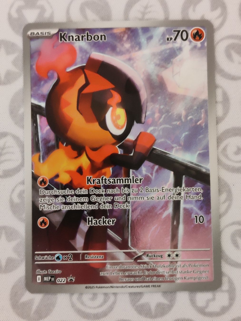 Pokémon Carte collezionabili: #2 Knarbon Black Star Promo MEP 022 DE – Nuovo (secondo la descrizione) da Steffisburg venduto da HMStufi