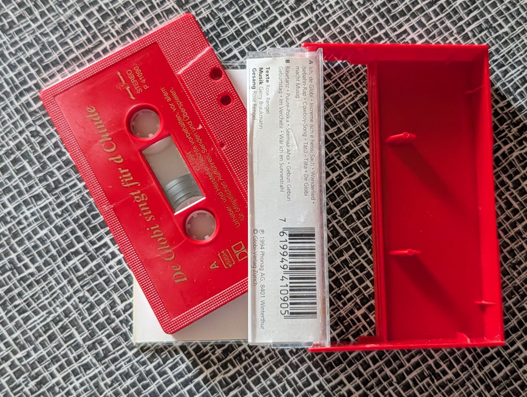 Musicassette: De Globi singt für d Chinde MC 1994 – Usato da Nänikon venduto da Haexli_70 1
