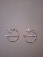 Creolen, 925 Silber, Ohrringe