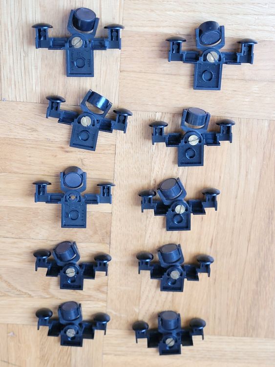 Lego eisenbahn : 10 magnet und 8 räder für zug 6