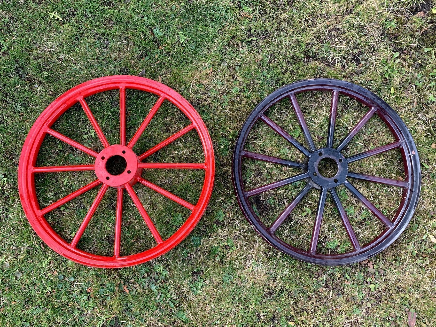 Carrozze: 2 Kutschenräder – Usato da Feldbach venduto da Olive1 5