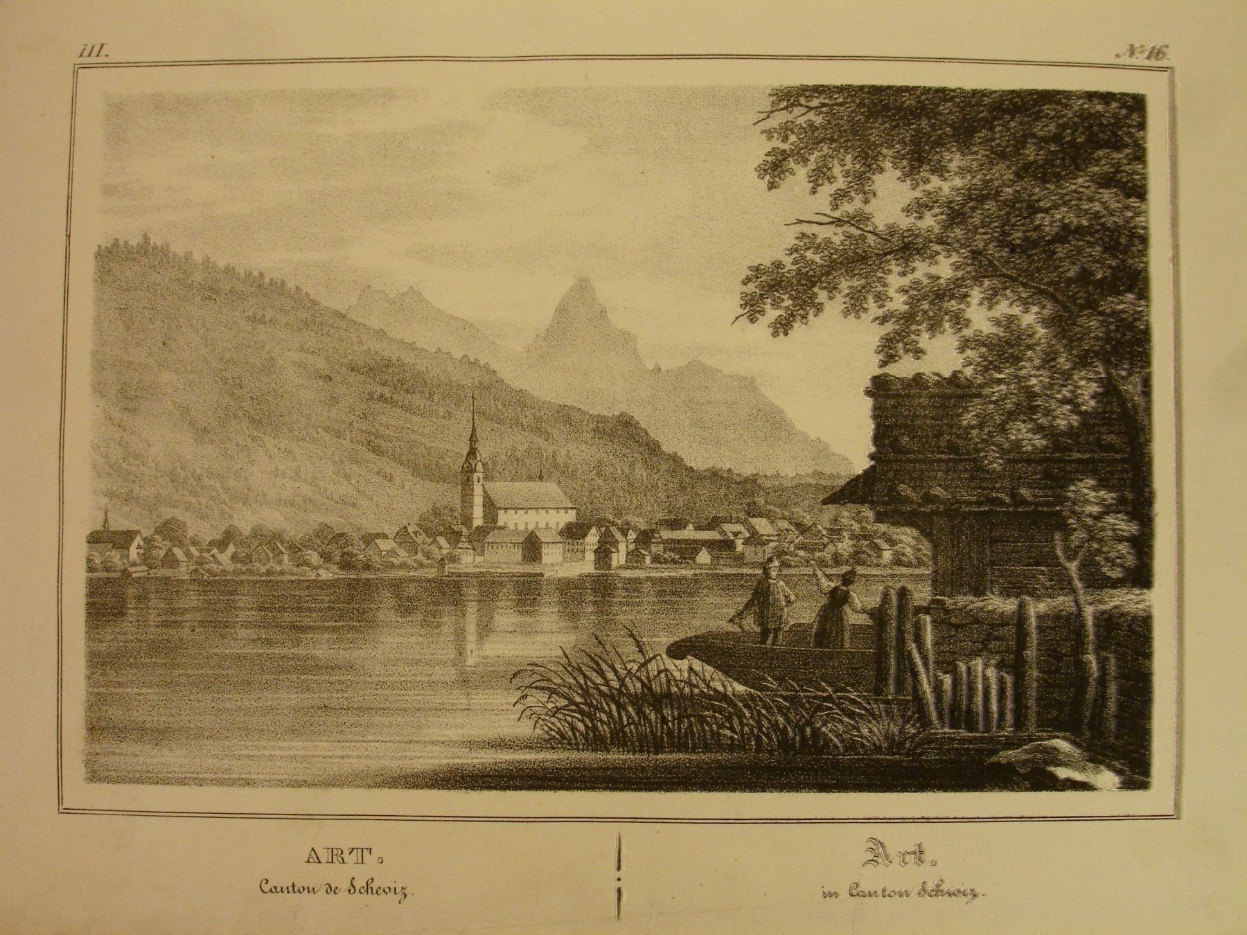Grafica & Litografie: ARTH, LITHOGRAPHIE 1836/45 – Usato da Grüningen venduto da Kartensammler