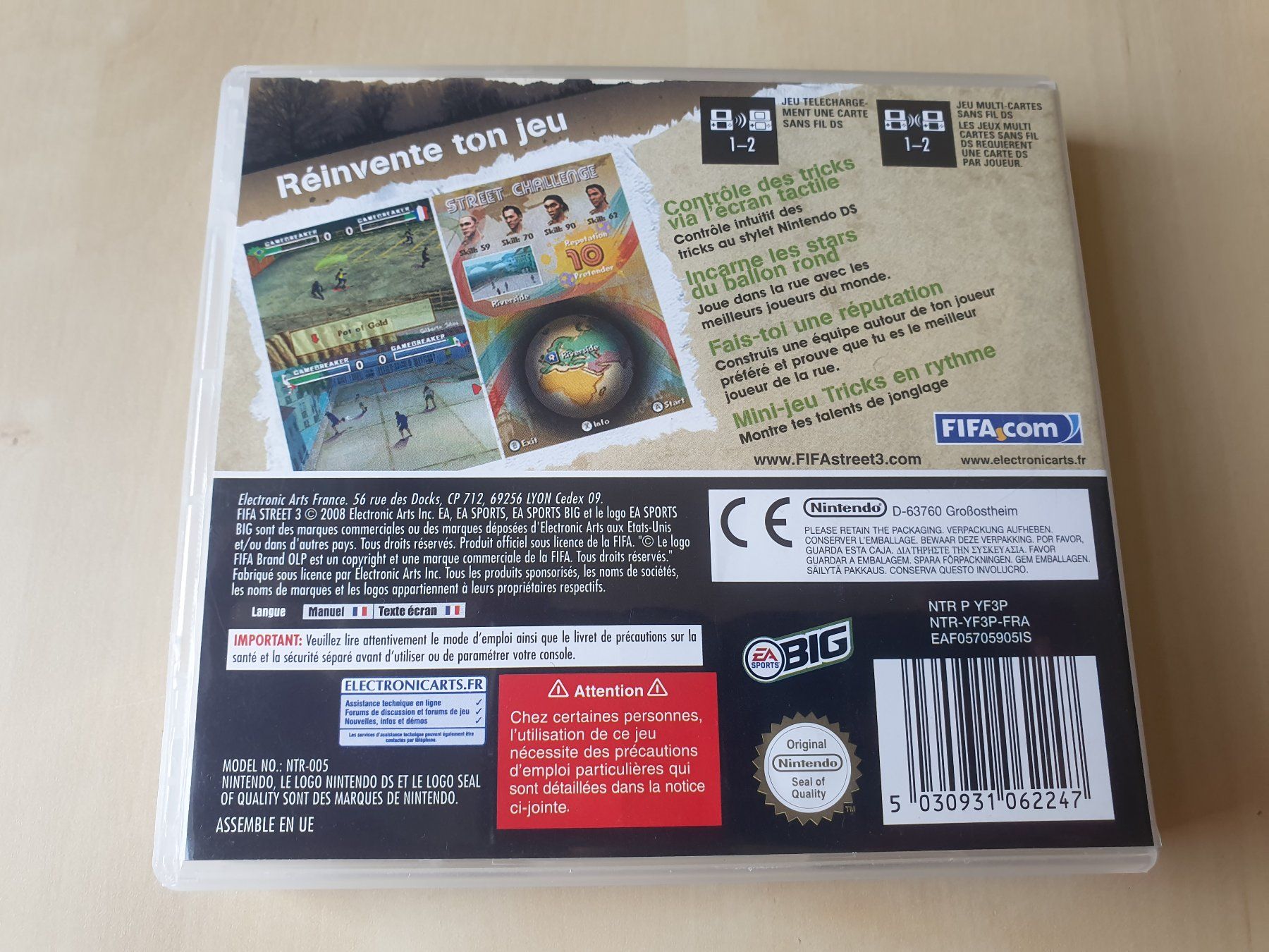 Nintendo Spiele: FIFA Street 3 FRA – Gebraucht aus Stansstad von collectorsshop 1