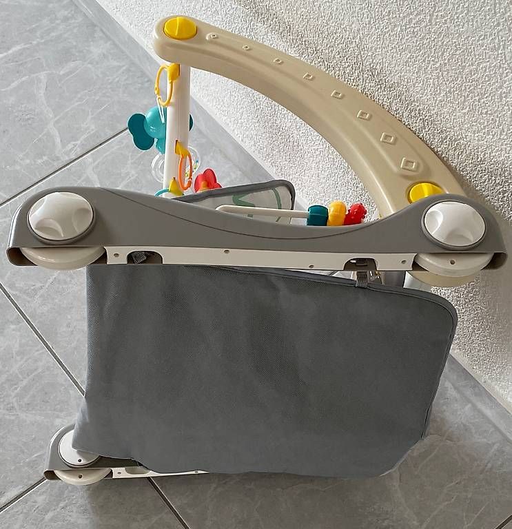 Wippen & Schaukeln: 2 in 1 Babyliegematte und Laufhilfe – Gebraucht aus Wollerau von rio81 3