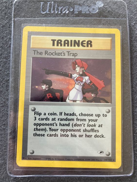 Pokemon Trainer Karte - The Rocket’s Trap holo (rar) (Neu (gemäss ...