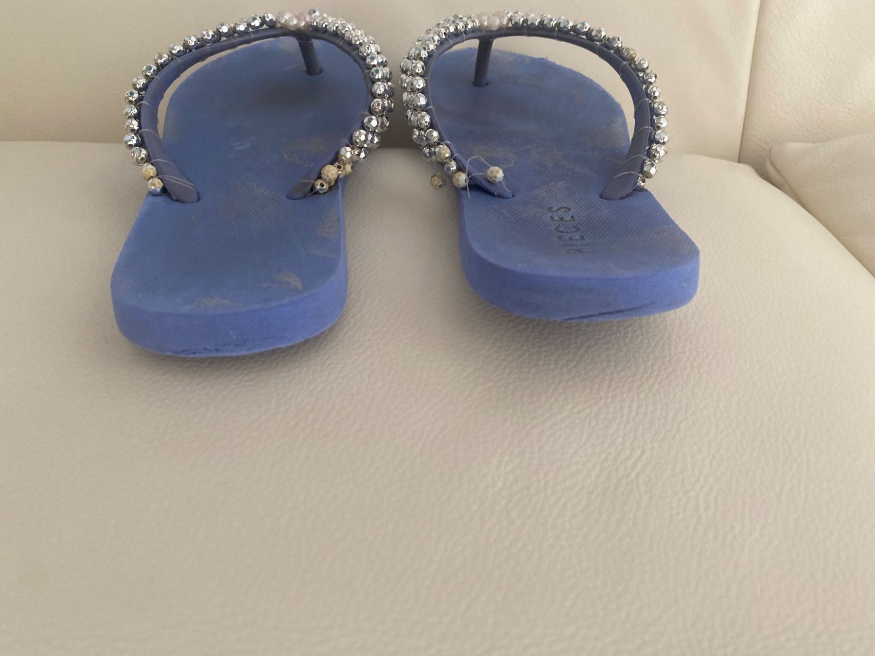 Pieces Scarpe da donna: SUMMERTIME - stylische Flip-Flops mit Perlen/Décor, 38 – Usato da Winkel venduto da ferrari2022 5