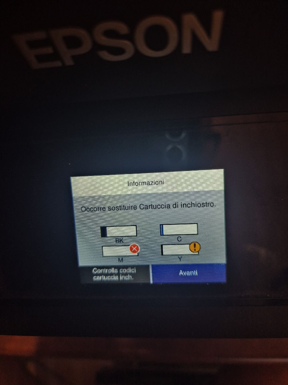 Epson Fotokopierer: Epson Workforce Pro WF-4720 e colori ricaricati – Gebraucht aus Torricella von Denny91 3