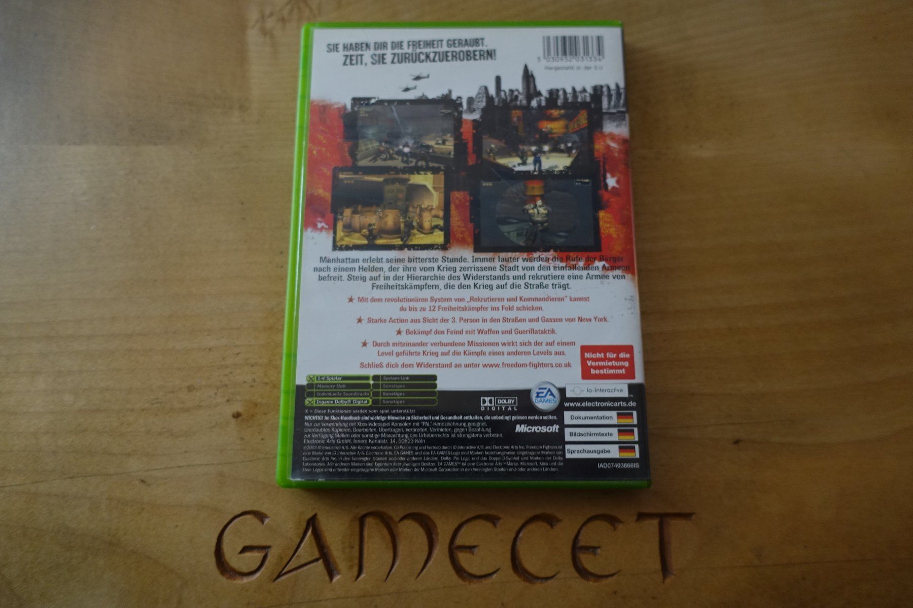 Microsoft Giochi: Freedom Fighters – Usato da Steinach venduto da Gamecet 2
