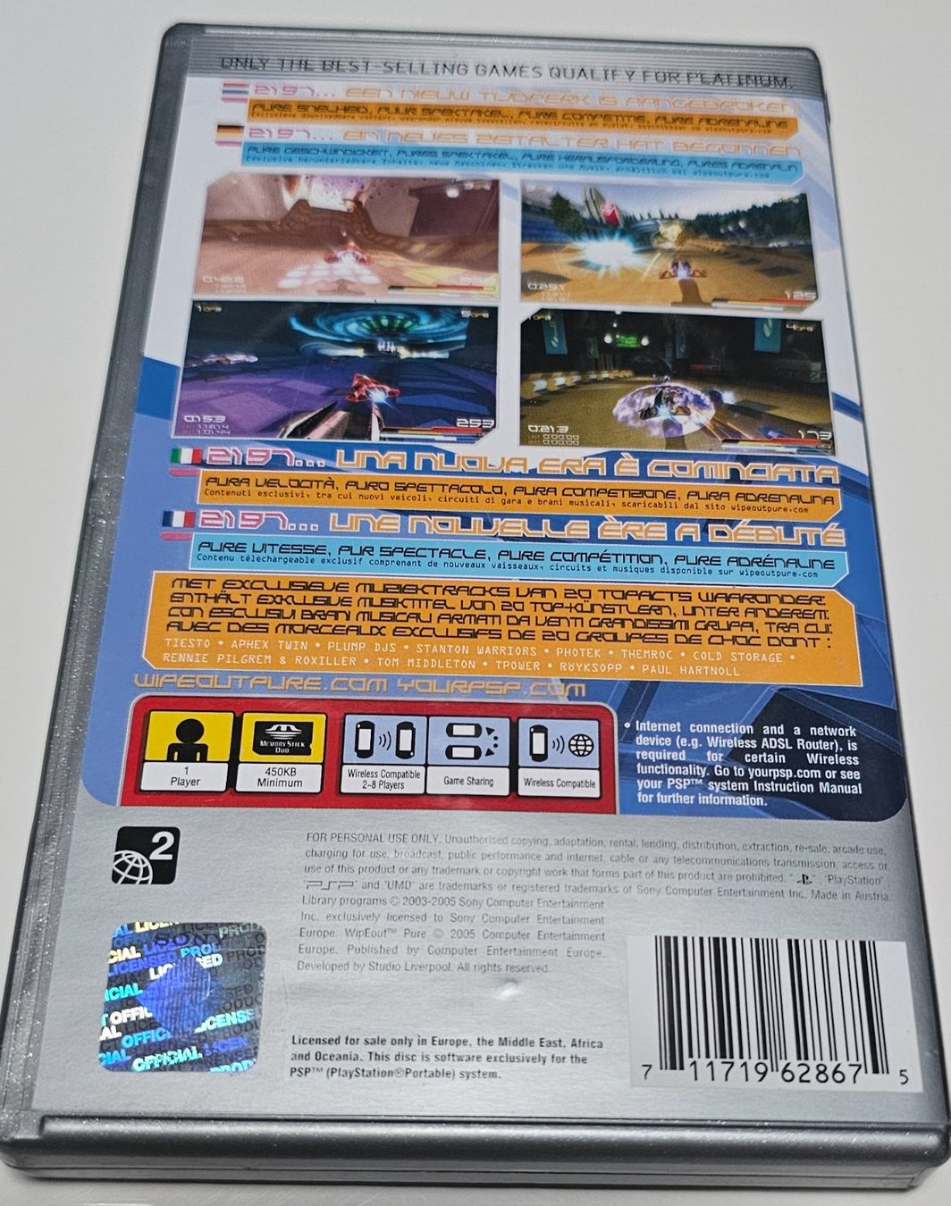 Sony Jeux: PSP Spiel - Wipeout Pure – D'occasion à La Garde par The_Hammer76 1