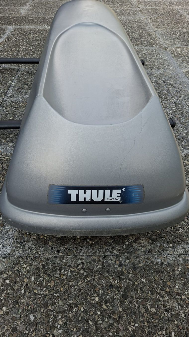 Thule Box da tetto: Thule Dachbox 500 – Usato da Kirchberg BE venduto da Schubidu68