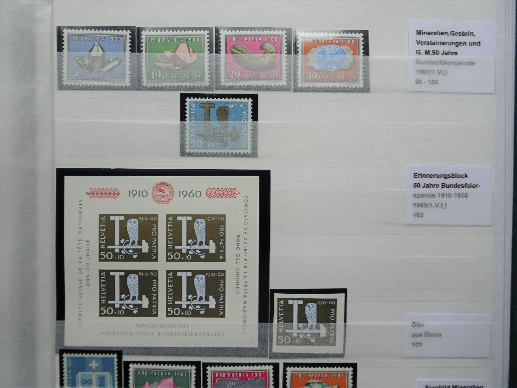 Tutti i francobolli: PP 1960**-1962** – Nuovo (secondo la descrizione) da Aadorf venduto da Chnorli-Furz 1