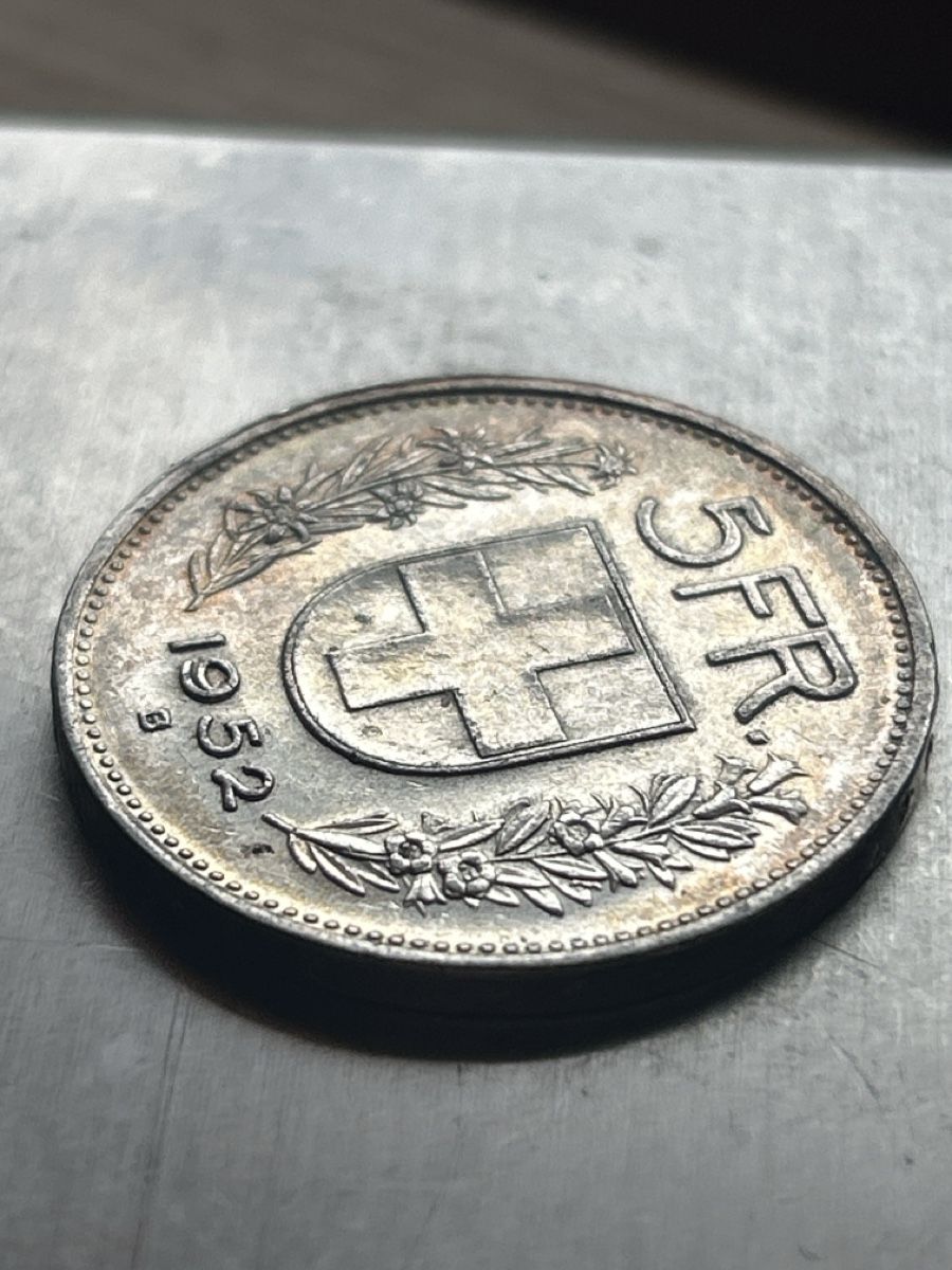 Tutti le monete: 5 Franken Schweiz 1952 – Usato da Laufen venduto da Bellavitaboom 6