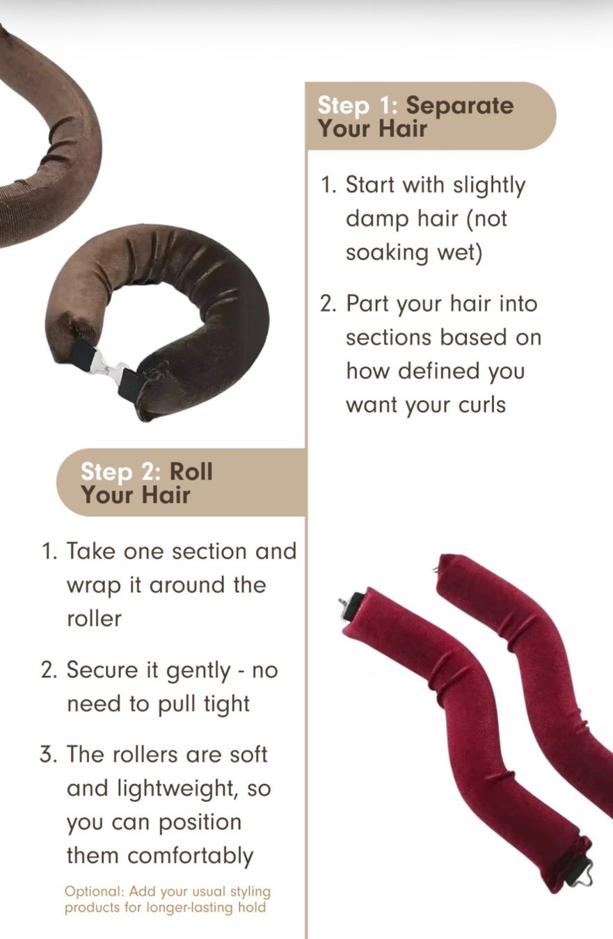 Accessori per capelli: Overnight Blowout Rollers (3 Pack) from Dreamwave – Nuovo e nell'imballaggio originale da Zürich venduto da Le_juste_brix 3