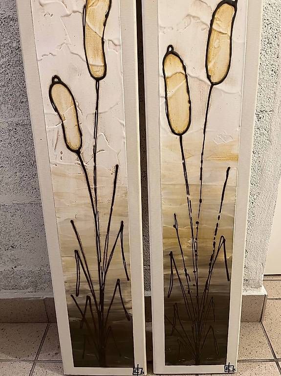 Gemälde: Duo de tableaux originaux, 80.- la paire – Gebraucht aus St-Légier-Chiésaz von zmut72 1