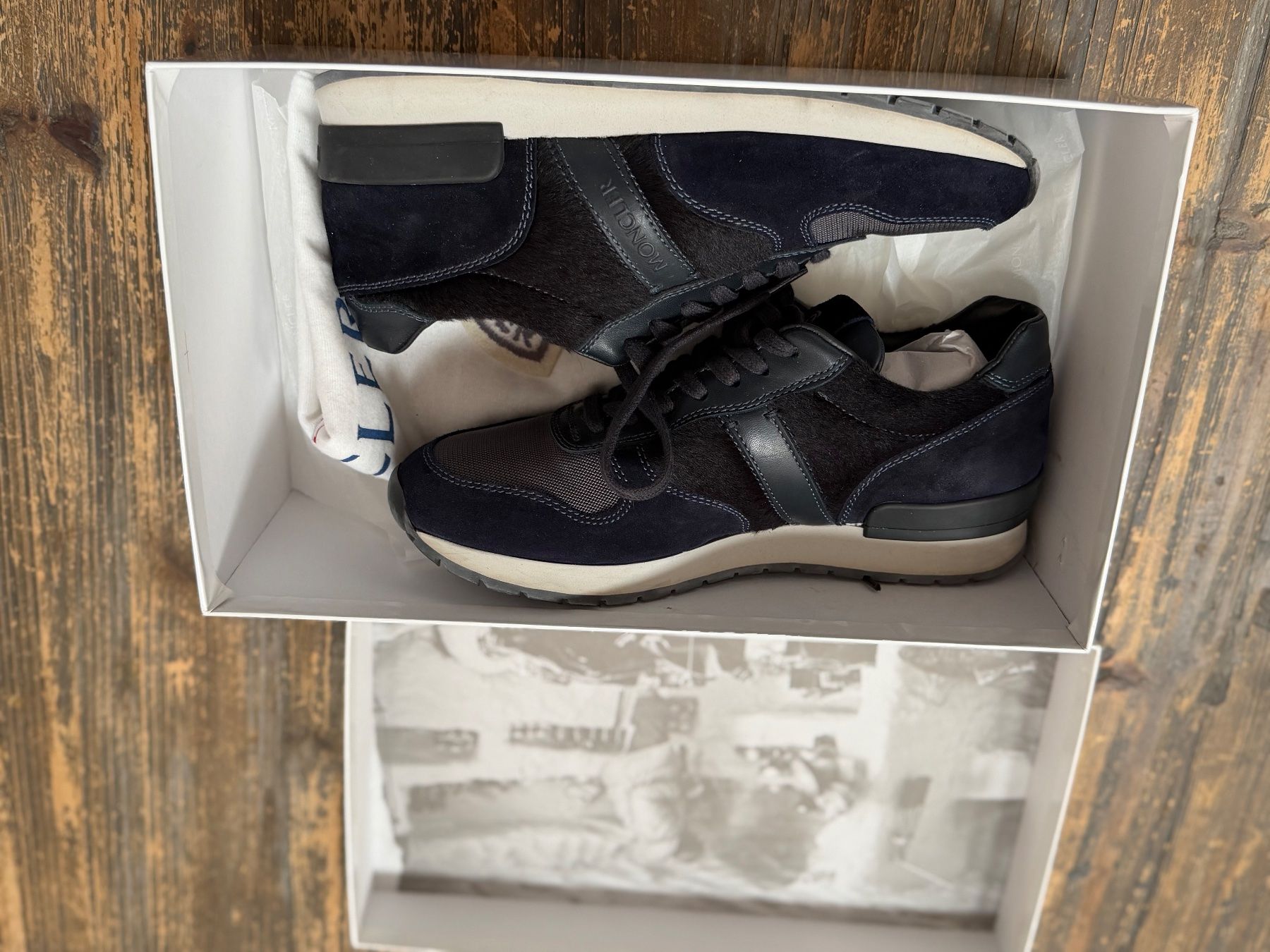 Moncler Scarpe da uomo: Basket moncler comme neuve taille 40 – Usato da Gollion venduto da stepmett11 1
