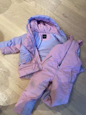 Zara Ski Skianzug Set rosa lila Grösse 116