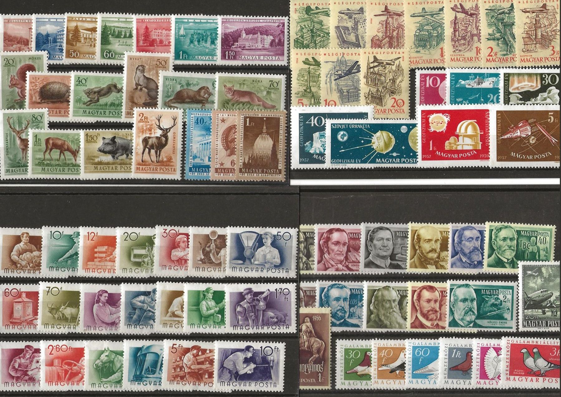 Tutti i francobolli: Grosse Ungarn Briefmarkensammlung – Usato da Schlieren venduto da Sternstunde2 2