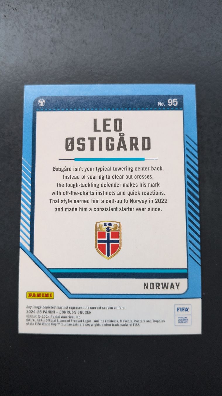 Panini Sammelbilder & Trading cards: Panini Donruss - Leo Ostigard – Neu (gemäss Beschreibung) aus Riddes von marioCro16 1