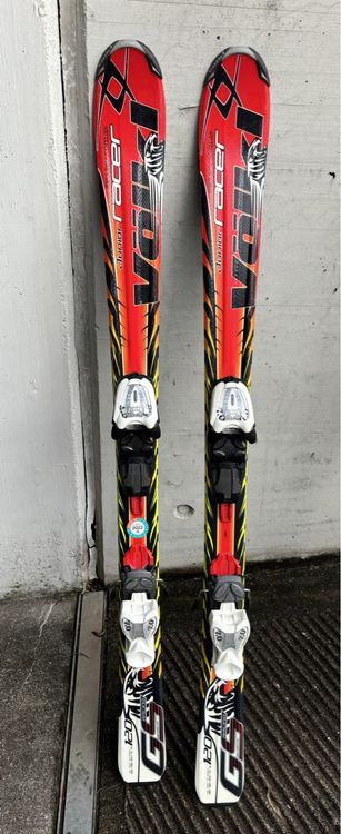 Skis VOLKL Racetiger GS d'occasion + fixations Marker 12.0