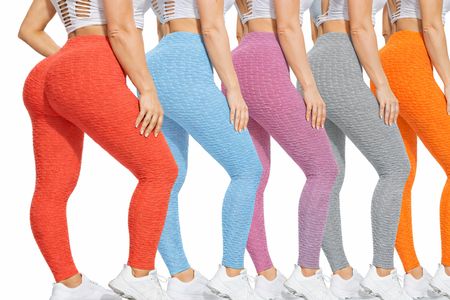 5x Sportleggings Damen Gr. M | Scrunch Push-Up | NEU
