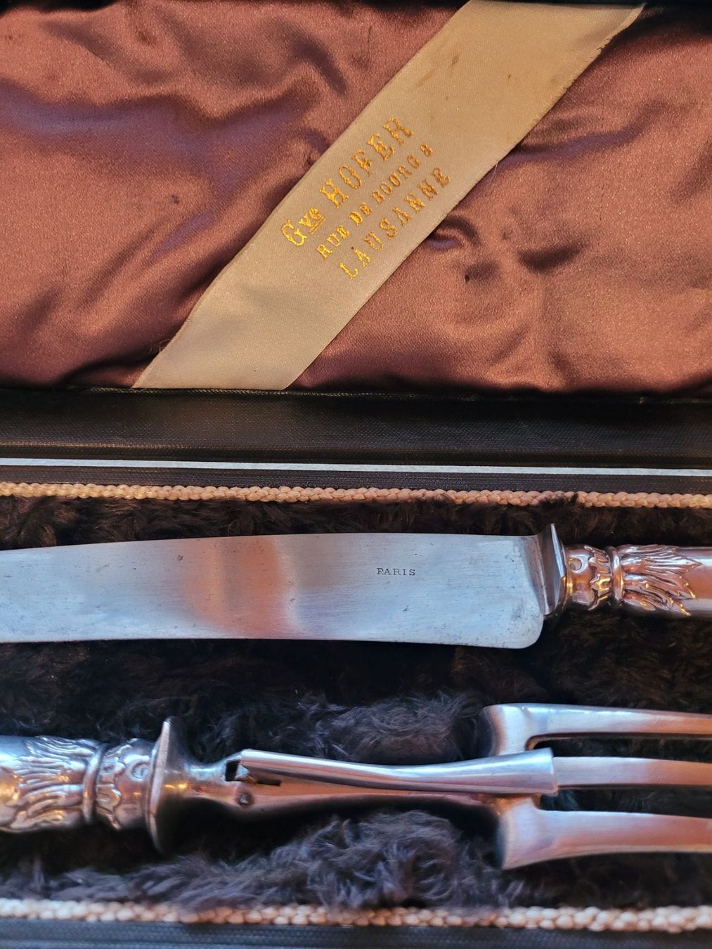 Set di posate: Antikes Tranchierbesteck Silber – Usato da Ennetmoos venduto da Billi20 2