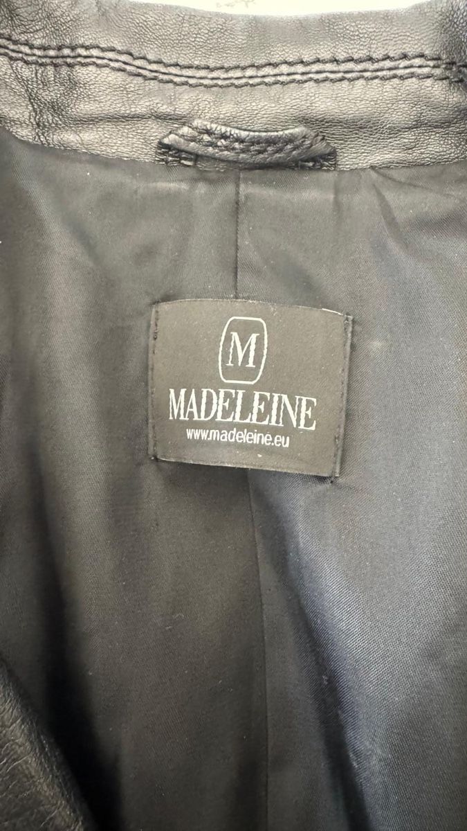 Madeleine Giacche: Madeleine Leather Jacket Size 42 – Usato da Genève venduto da gvokiii 2