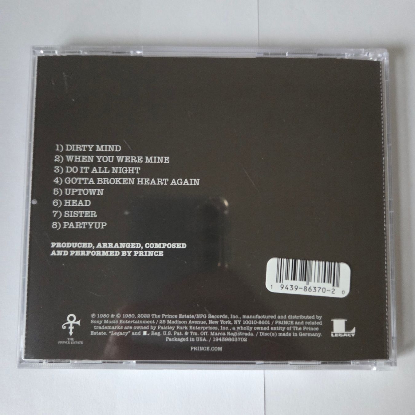 CDs: Prince - Dirty Mind - CD - 2022 Reissue – Neu (gemäss Beschreibung) aus Olten von clayrout 1