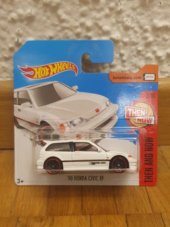Hot Wheels 2025 '90 Honda Civic EF Blu VTEC - Serie 70s Vs 90s #28 JDM - Foto 2