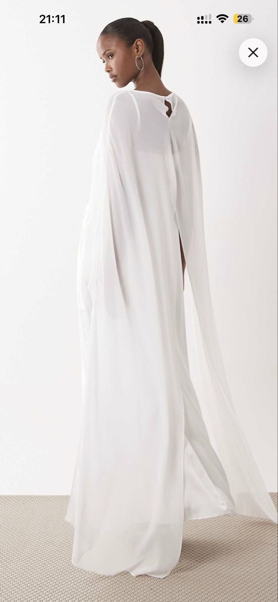 Asos Robes: Abendkleid weiss Asos Grösse 38/40 – Neuf (Voir description) à Näfels par Siljab 1