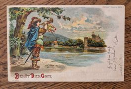 Behüt dich Gott, z. Frl. Sager in Lömmenswil 1899