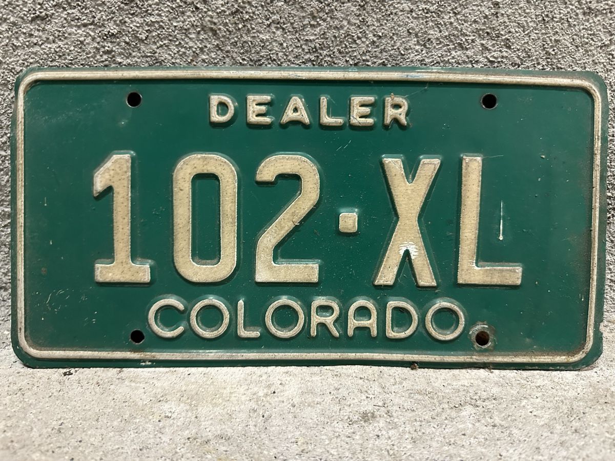 Schilder: Dealer Colorado us Autonummer  – Gebraucht aus Reinach AG von rares75