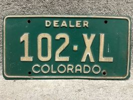 Dealer Colorado us Autonummer 