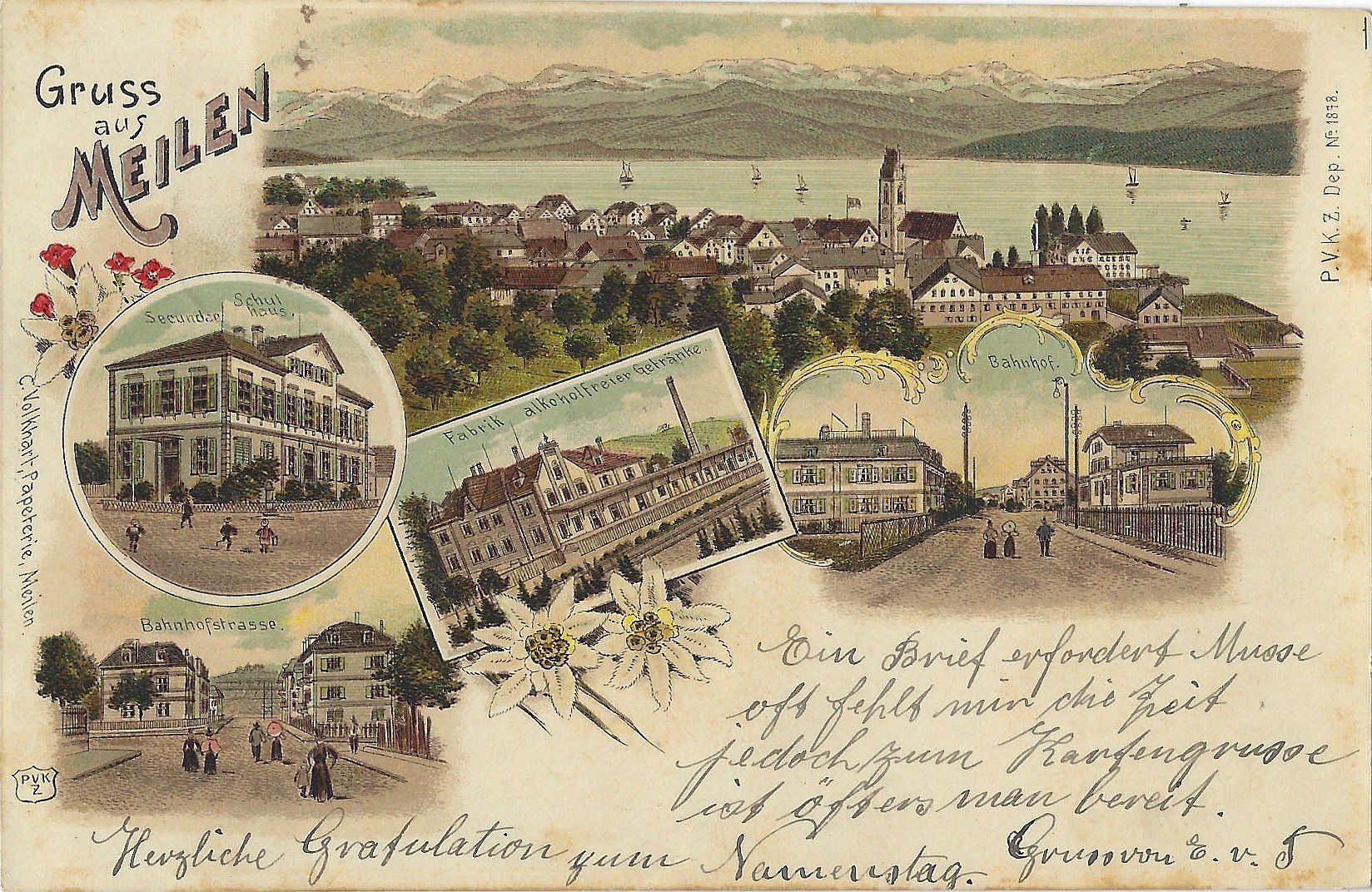 Cartes postales: G r u s s   a u s   M E I L E N – D'occasion à Bütschwil par Jackson1A