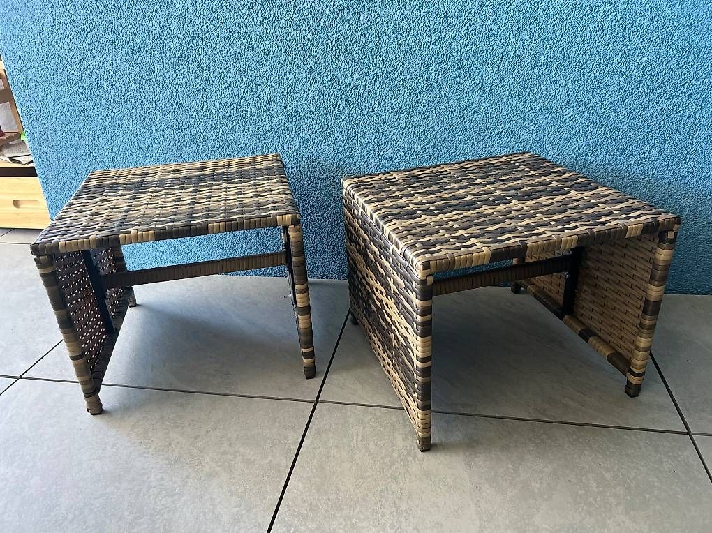 Tabourets: 2 Gartenhocker mit Polster – D'occasion à Buchs SG par dr750 3
