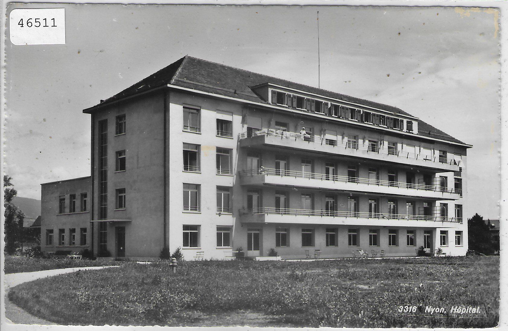 Cartoline postali: Nyon - Hospital – Difettoso da Ettingen venduto da Kartenplanet