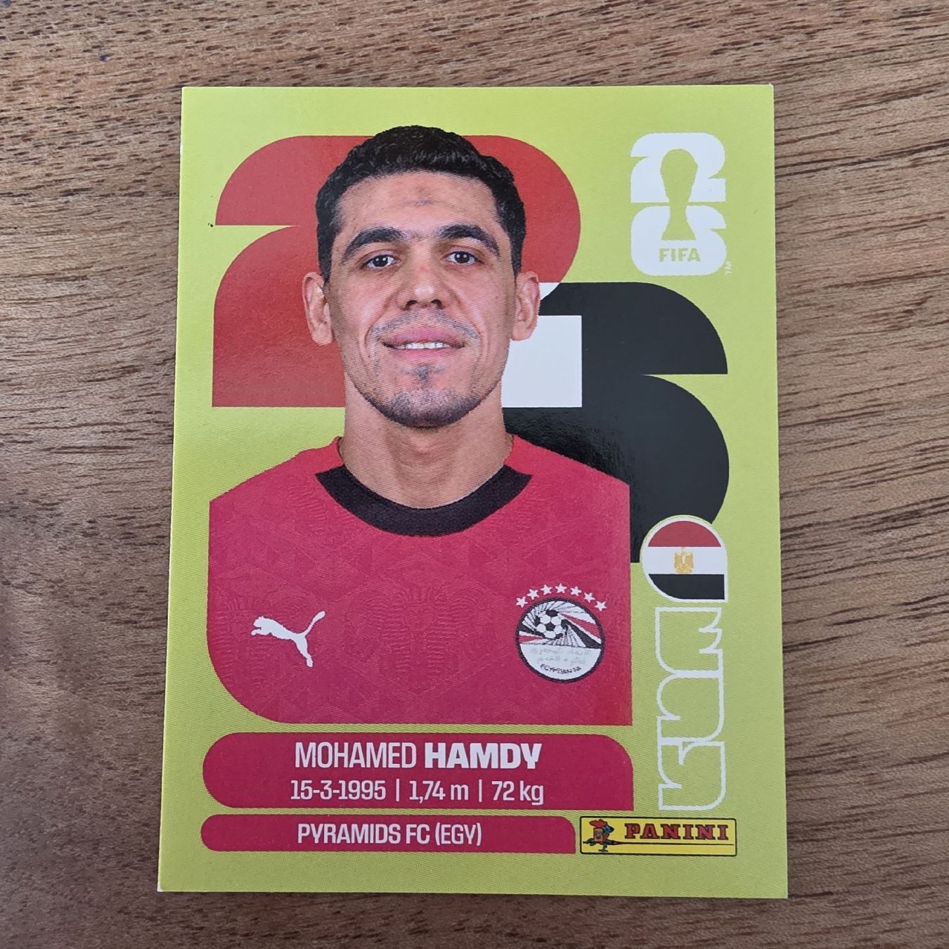 Panini Carte collezionabili: Panini Mohamed Hamdy EGY4 – Nuovo e nell'imballaggio originale da Buchs AG venduto da LogoParts
