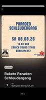 1-4 Tickets Paraden Schleudergang Streetparade