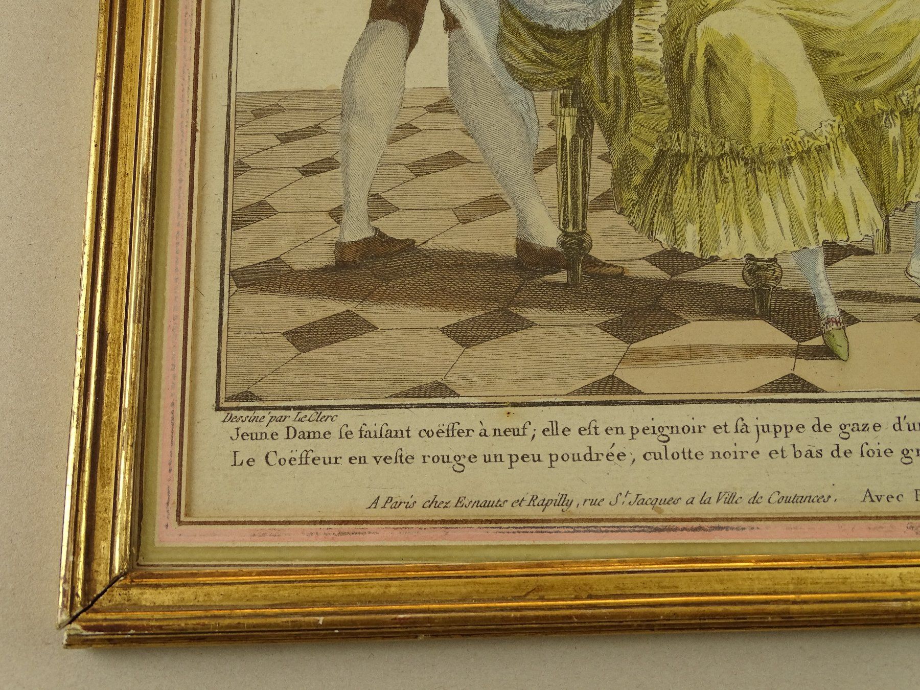 Stiche: COIFFEUR, FRISEUR, KUPFERSTICH 1778 – Gebraucht aus Grüningen von Kartensammler 7