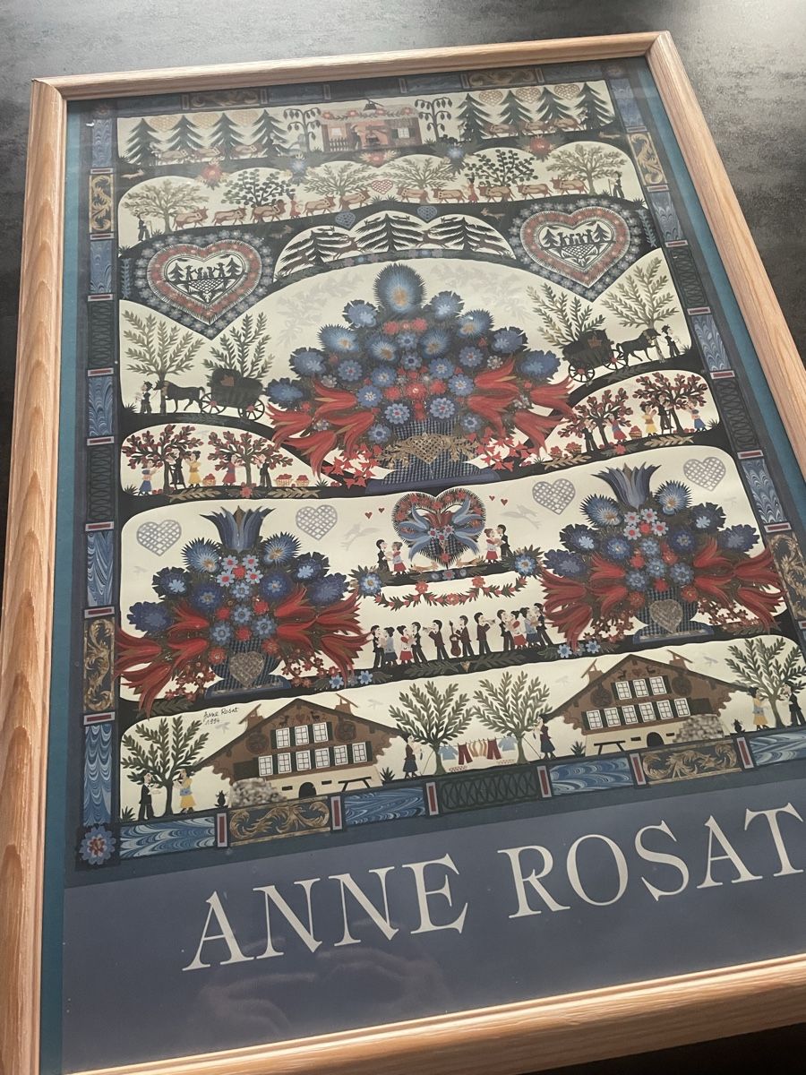Foto & Immagini: Affiche Ancienne Anne Rosat Découpage Ciseaux – Usato da Vallamand venduto da Bricbracbroc82 3