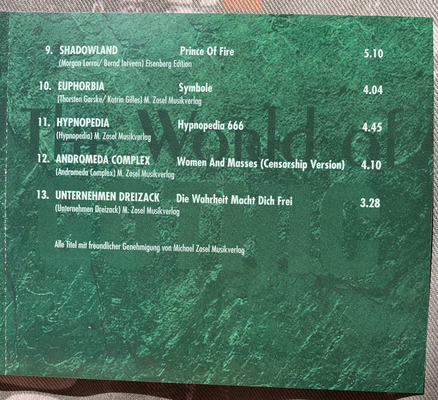 CD: 2 CD  The World of GOTHIC – Usato da Basel venduto da Cora3 6