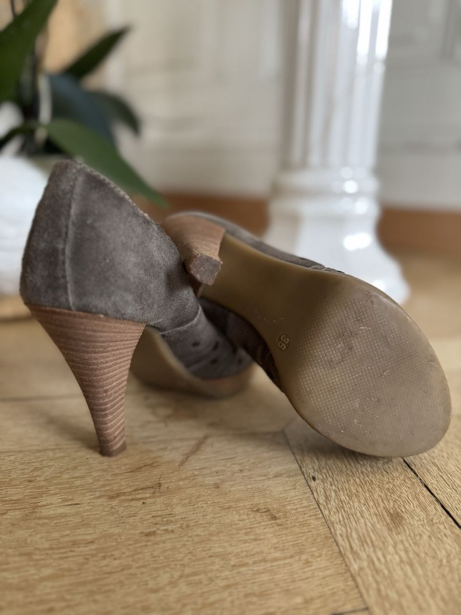 Scarpe da donna: Pumps (Wildleder, olive) – Usato da Bern venduto da Jasminp90 2