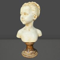🗿 Houdon Louise Brongniart Büste 33 cm Klassizismus ✨