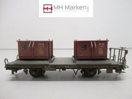 Bemo RhB Güterwagen Kk mit Beladung H0m in Ersatzverpackung