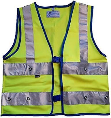 lumini Kinderwarnweste mit LEDs, Sicherheitsweste, LED Weste