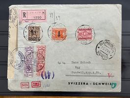 Zensurbrief Italien - Hundwil, 1944