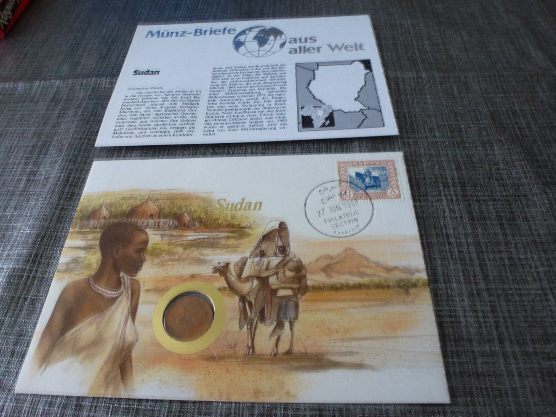 Tutti le monete: Münzbrief Sudan – Usato da Olten venduto da Disc-Verkauf