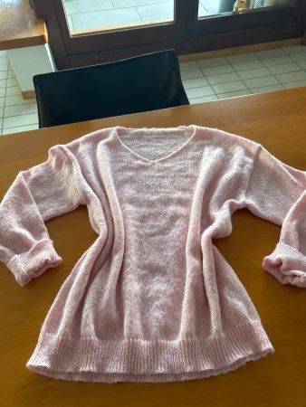 Rosaroter Damen Pullover, Grösse M, kuschelig für Winter!